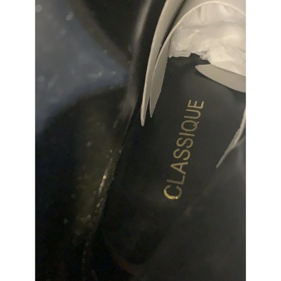 Classique Women’s Sz 9M Black Boots‎ 4in Heels - Picture 2 of 11